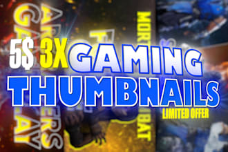 design premium gaming thumbnails that boost your views