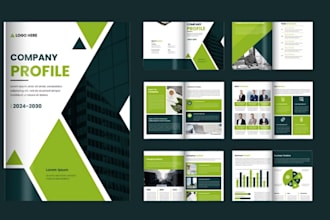 design amazing brochure, whitepaper, company profile, annual report or proposal