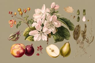 make botanical product illustration
