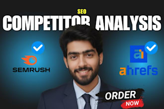 do SEO competitor analysis using ahrefs and semrush