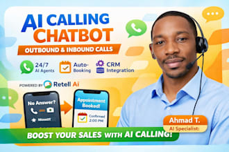 create an ai calling chatbot for outbound and inbound calls using retell ai