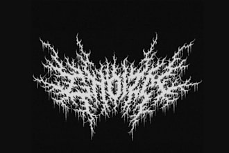 design black metal logo for your band