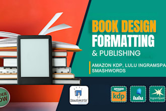 do book formatting and publishing on ingramspark lulu smashwords or amazon kdp