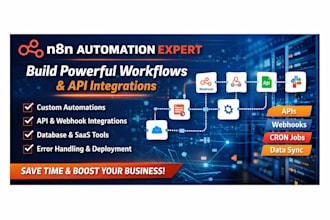 build powerful n8n workflows, API integrations, and automations