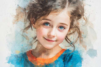paint a watercolor portrait