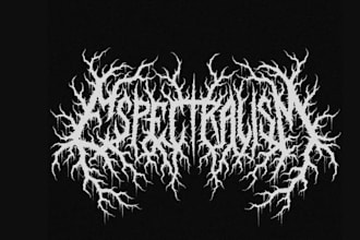 draw metal, brutal, band, hardcore, and tattoo logo font