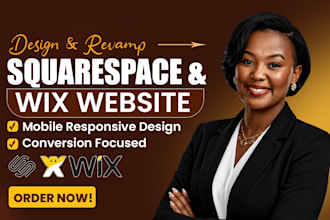 build squrespace website, design shopify dropshipping store, setup tiktok shop