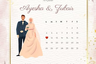 design dream wedding, anniversary, or birthday cards using canva