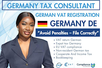 handle your germany tax filing, vat registration and german tax compliance