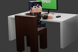 minecraft animations in photos