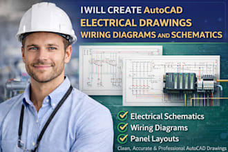create autocad electrical drawings wiring diagrams and schematic panel layout