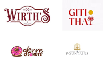 design food restaurant bakery cafe dessert logo