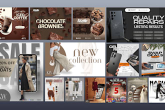design a professional poster for events and brands