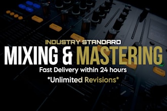 mix and master your song professionally