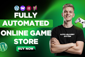 build a fully automated online game store with instant delivery
