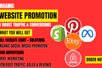 promote and advertise your website  business or any link to boost traffic
