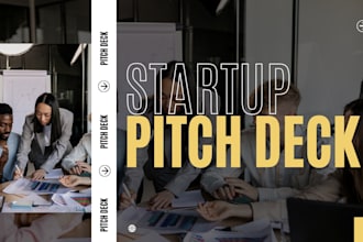 create an investor pitch deck for saas startups