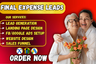 final expense leads burial insurance mortgage insurance life insurance website