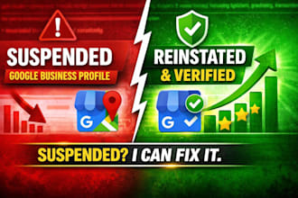 appeal suspended gmb suspension fix gmb reinstate google my business listing