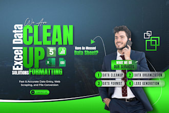 do data entry, web scraping, lead generation, and advanced data cleaning