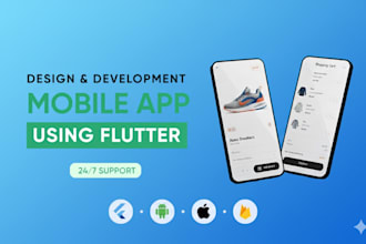 create android and ios apps in flutter