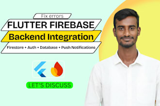 integrate firebase auth, firestore, and push notifications in flutter