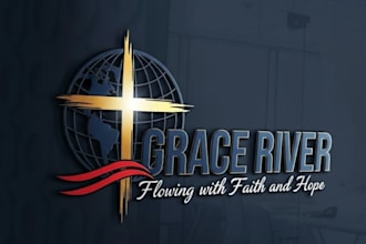 design a modern and unique business, religious, church, ministry logo for you