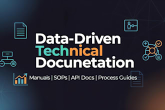 do data driven technical documentation and manuals