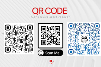 create unique and colorful qr code design for your brand