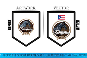 vectorize, trace and recreate your logo