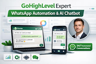 gohighlevel whatsapp automation, whatsapp ai chatbot, whatsapp API integration