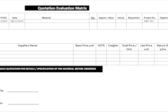 sourcing purchase quotation rfq