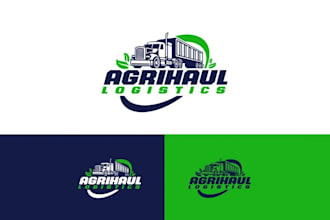 design landscape junk removal lawn care mowing and agriculture logo