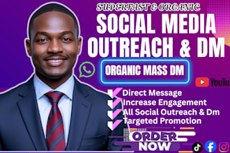 grow your business with dm marketing instagram, facebook, twitch promotion