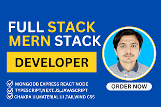 be  full stack developer for frontend and backend development