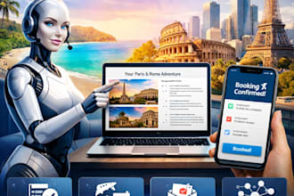 ai travel agent itinerary trip planner assistant ai booking automation system