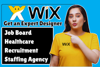 build recruitment website, job board website, healthcare website staffing agency