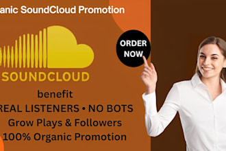 promote your soundcloud music to real and active listeners