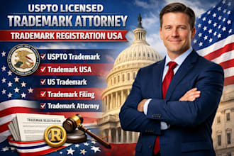 uspto licensed trademark attorney trademark registration USA