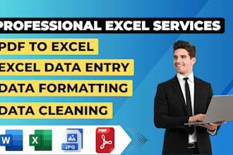 handle all kinds of data entry work efficiently
