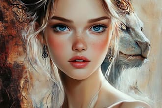 do realistic or fantasy portrait