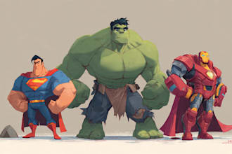 design you a character or superhero