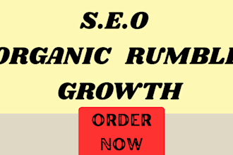 grow and rank your rumble channel with SEO, real traffic
