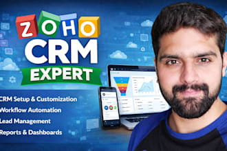 setup zoho CRM and customization for your business