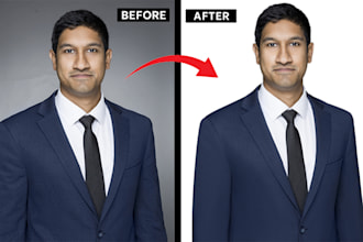 do remove dust, scars, and wrinkles from the dress, and remove the background
