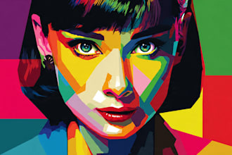 draw your photo to an amazing vector pop art wpap
