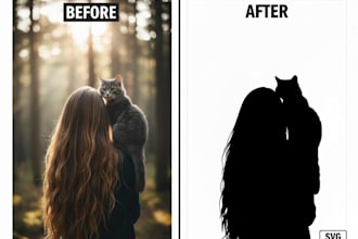 redraw any image to vector tracing ai, eps, pdf, svg, cdr, png