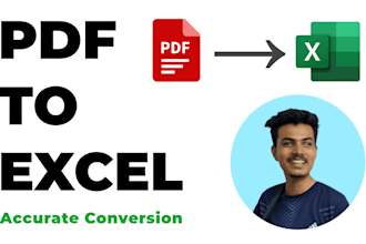 do fast PDF to excel conversion