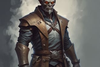 character concept art and character design
