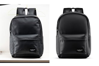 professionally edit and fix backpack product photos